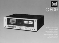 Dual C-809-Owners-Manual 